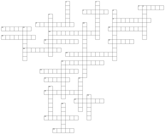 This is a great development crossword