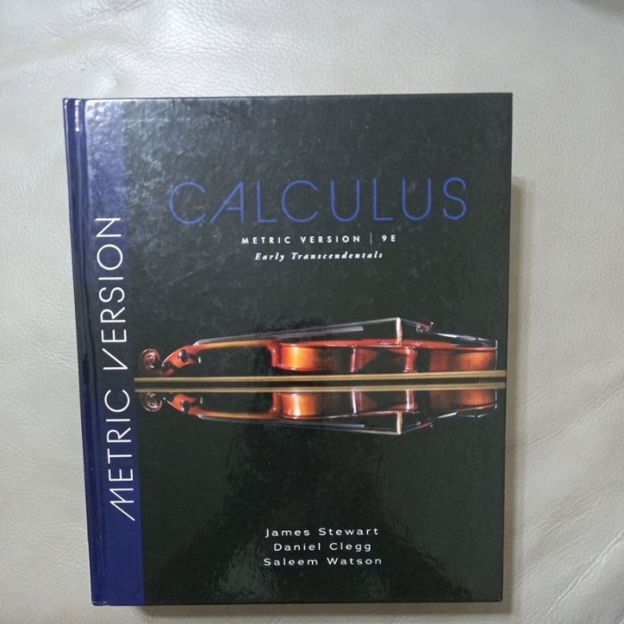 Calculus transcendentals metric james version boek omdraaien