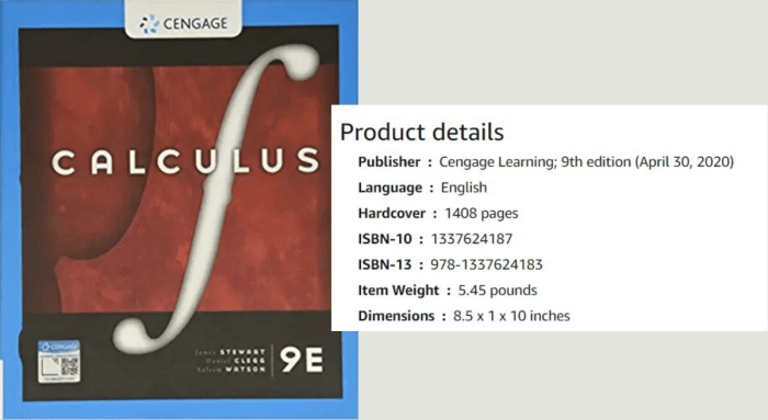 Calculus by stewart 9th edition