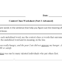 Context clues 3.7 answer key