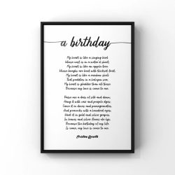 A birthday by christina rossetti