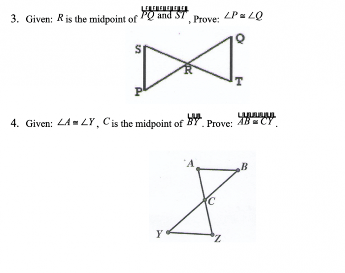 Using corresponding parts of congruent triangles