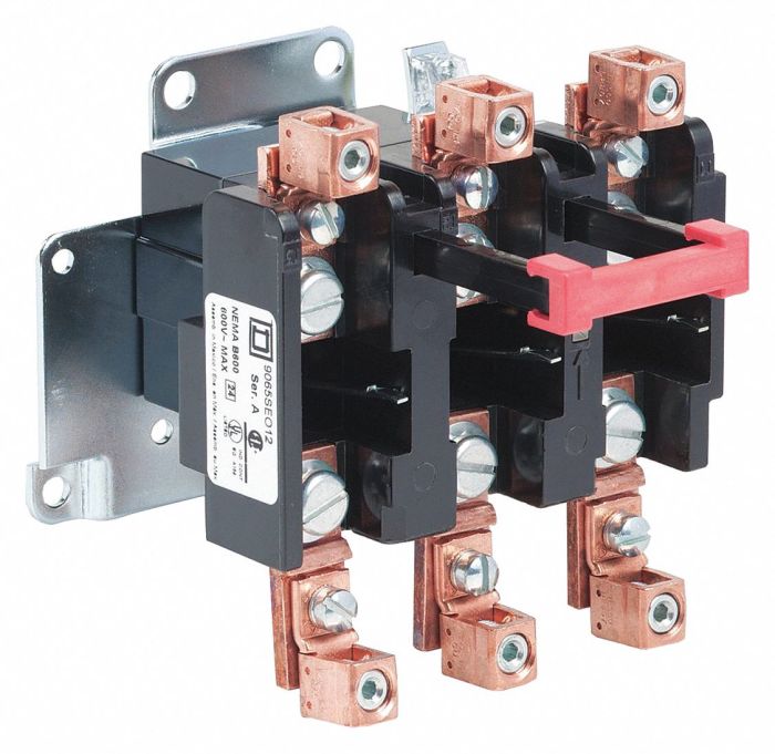 Nema overloads often use melting alloy thermal overloads