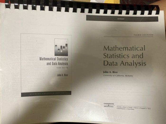 Mathematical statistics and data analysis solutions pdf